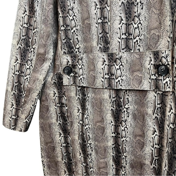Blank NYC Anthropologie Snake Charmer Faux Suede Longline Jacket Size SP Small - Picture 4 of 7